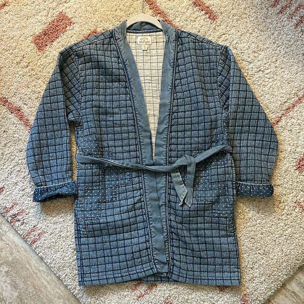 Billabong x Wrangler cardigan Down to Earth Wrap Jacket. Size M.
